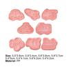 8Pcs/Set Vehicle Pattern Cookie Cutters Reusable PP Children Holiday Cookie Mould Stencils for Kids