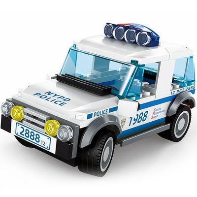 WANGE 1988 Полицейская машина, совместимый с Lego блок 2888wg, разные цвета