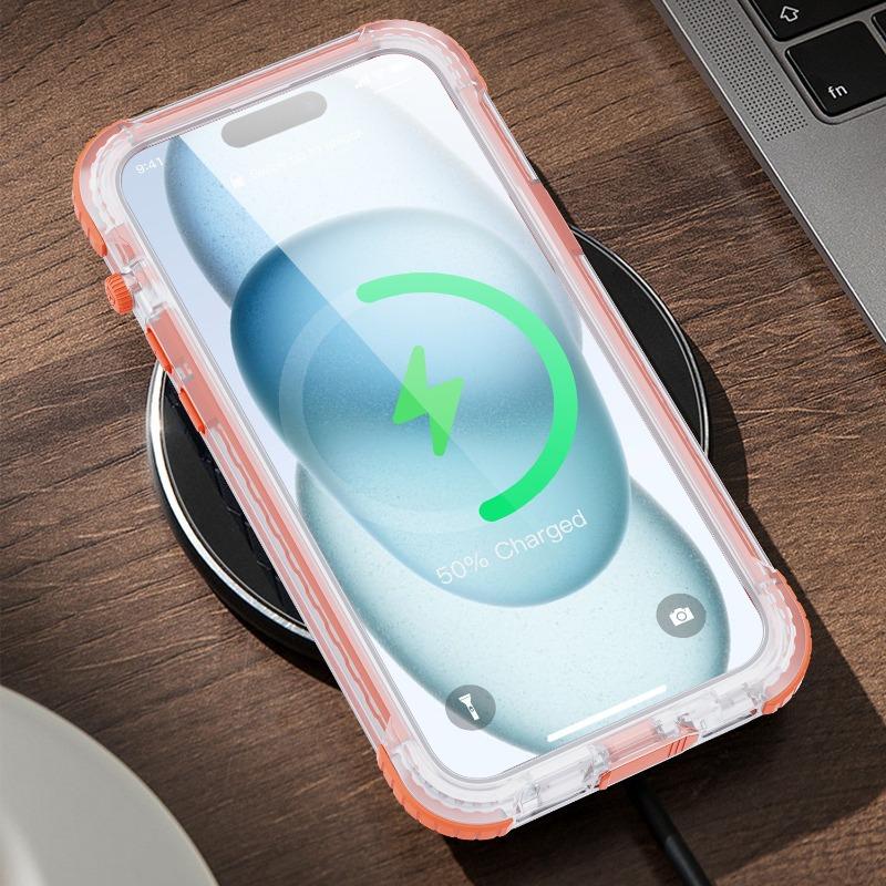 Водонепроницаемый чехол для телефона IP68 Защита от падений из алюминиевого сплава Полная защита 360 для серии iPhone 15 Pro Max Plus