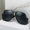 Large Frame Sunglasses, European And American Fashion G Home, The Same Glasses, Wide Legs, Funny Personalized Women'S Sunglasses