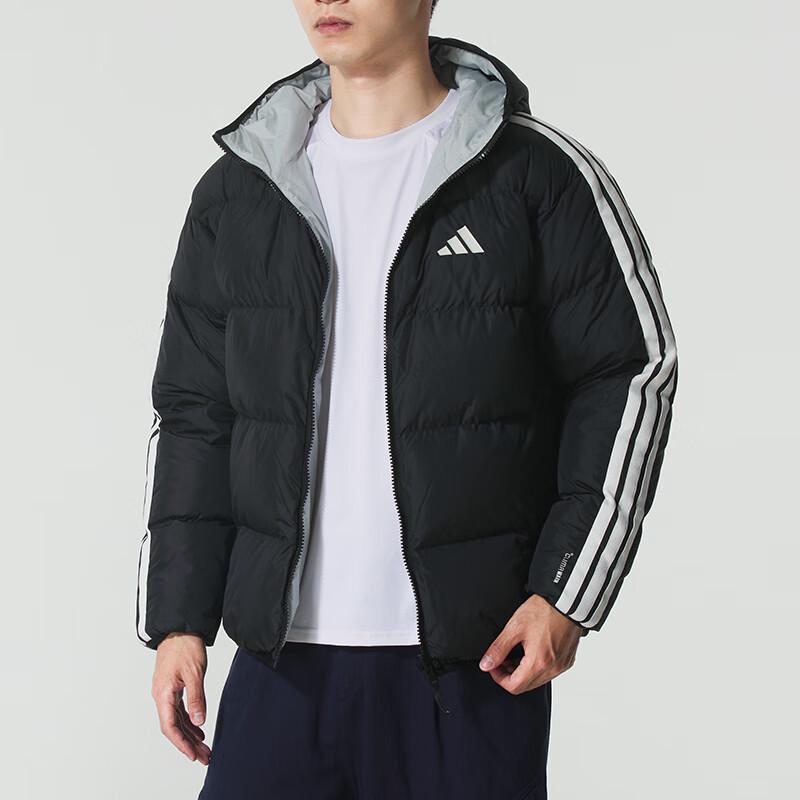 adidas Мужская зимняя спортивная одежда Пуховик с капюшоном KC2490