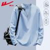 Men's Pure Cotton Long Sleeve Casual Crew Neck T-Shirt