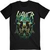 Футболка Slayer Daemonic Twin Логотип группы Официальная Мужская Черная Размер M