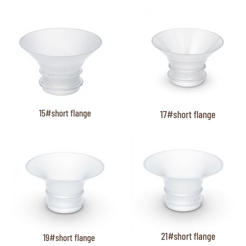 Short Flange Breast Pump Horn Cover Nipple Reducer Converter (M9-M5) Optimized Version