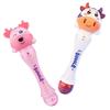 Cartoon Animal Bubble Maker Wand with Sound Light Cow Deer Shape