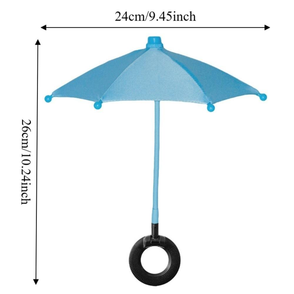 Flexible Angle Design Phone Umbrella Sun Shade Magnetic Phone Stand Cycling Protection