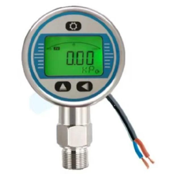 Battery Powered Stainless Steel Intelligent Digital Display Pressure Gauge High-precision Water Air Vacuum Pressure Meter