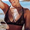Rhinestone Chest Support Body Chain Demon Eye Breast Chain Vintage Bra Chest Chain  Girls