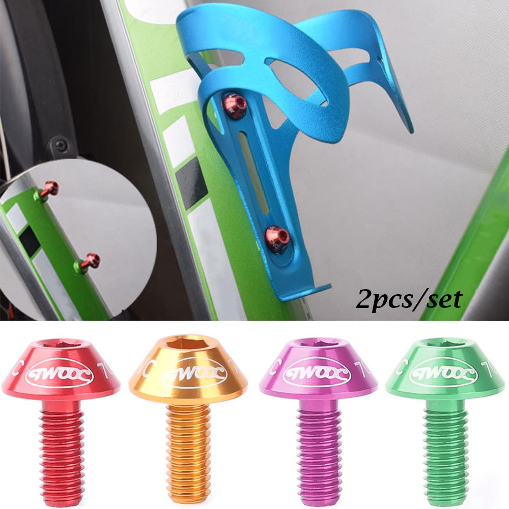 2 шт. красочные аксессуары для велосипеда, велосипедные болты, бутылка для воды, винт из нержавеющей стали, держатель винта