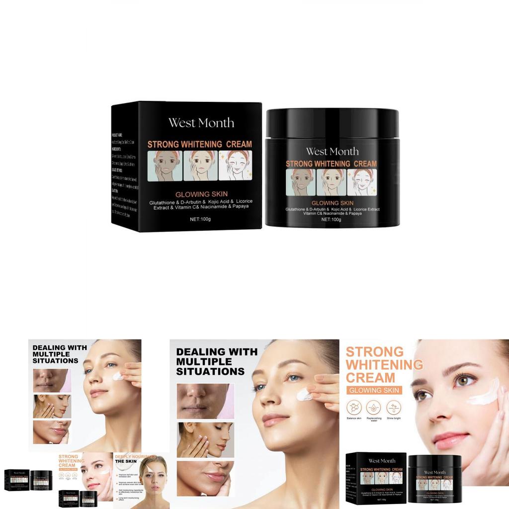 West Month Осветляющий крем для сияющей кожи Питательный Увлажняющий Восстанавливающий Тусклый цвет лица