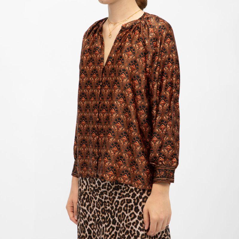 Women's Graphic Print Romano Bonti Blouse LA PETITE ETOILE