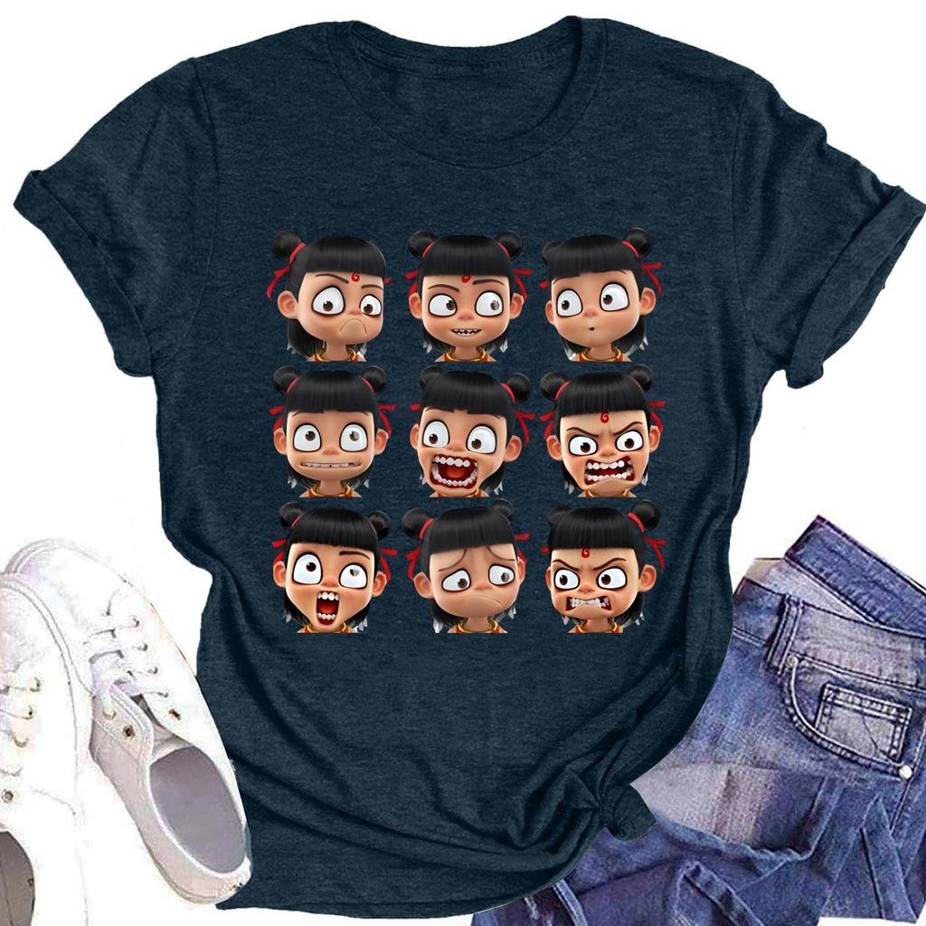 Мужская и женская футболка с круглым вырезом и короткими рукавами