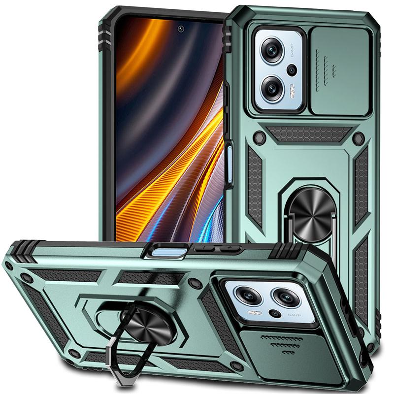 Для Xiaomi Poco X4 GT 5G чехол магнитный держатель кольцо бронированные чехлы для Poko Little X4 GT X4GT PocoX4 GT 5G сдвижная крышка объектива защитная крышка
