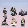Anime Acrylic Stand Action Figure Toy Light and Night PVC Laser Desktop Stand Model Toys Gift