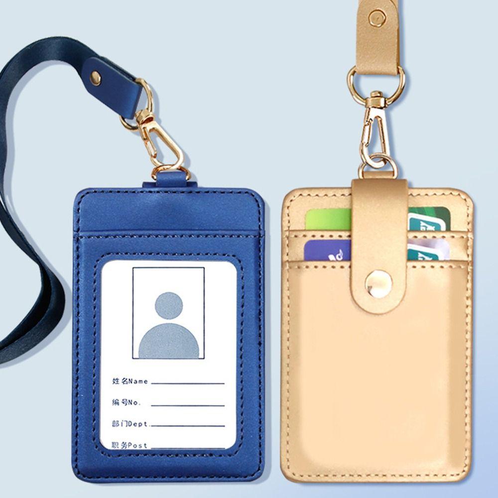 Collar Work Card Holder ID Badge Lanyard Holder Portable Name Card Holders  Men