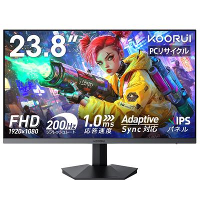 Игровой монитор KOORUI 200 Гц Монитор Full HD IPS-панель 1 мс x Light G2411P 24 дюйма (AdaptiveSync/HDMI 2/DisplayPort/совместимость с VESA/синий