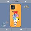 BT21 Милый Kpop Мультяшный Чехол для iPhone Samsung Galaxy Redmi Note S 17 16 15 14 13 20 24 25 54 Pro Max Ultra Fe Чехол из Закаленного Стекла