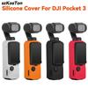 Мягкий силиконовый чехол-обложка для DJI Pocket 3 Защитный чехол Корпус Кожа Мягкая оболочка Ручной стабилизатор Камера Аксессуары