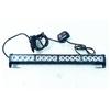 1Pcs 16 LED Strobe Light Car Truck Driving Safety Flashing Lamp Bar White+Green