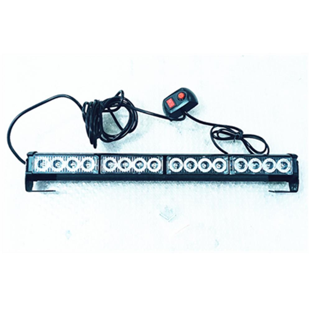 1PCS 16 LED 12V DC12V Car Truck LED Strobe Light Flashing Lights White+Green