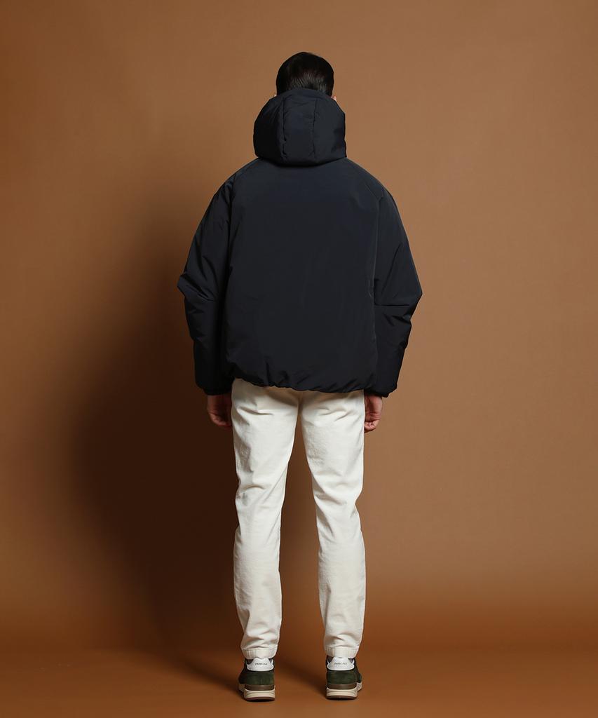 Panicale Navy Duck Down Hooded Padded Jacket