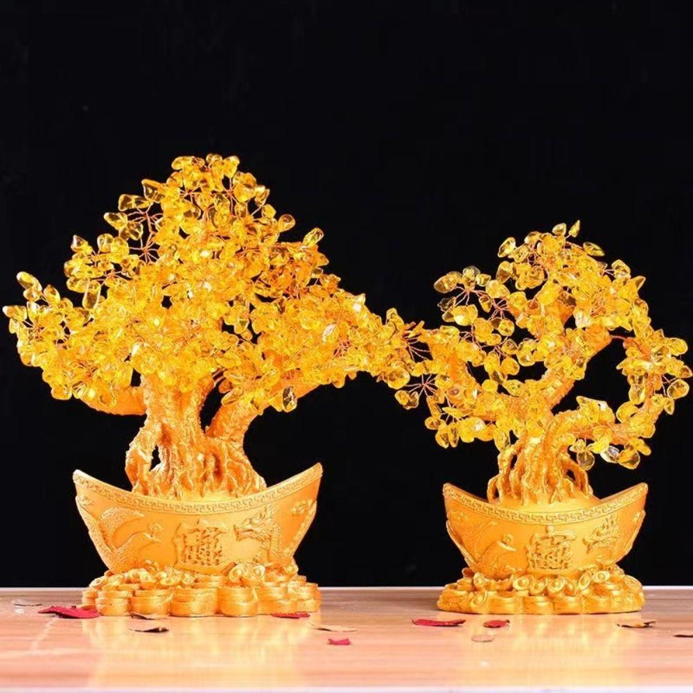 Living Room Good Fortune Desktop Ornaments Decorative Articles Money Tree Ornaments Fortune Tree