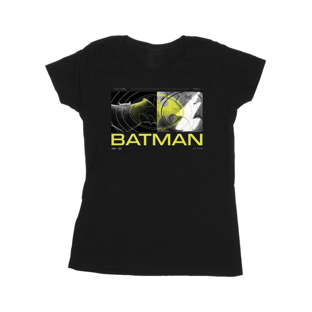 DC Comics Womens/Ladies The Flash Batman Future To Past Cotton T-Shirt