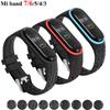 Ремешок для Mi band 7 6 5 Браслет Спортивный ремень Силиконовый ремешок для часов замена Браслет для умных часов для Xiaomi mi band 3 4 5 6 ремешок