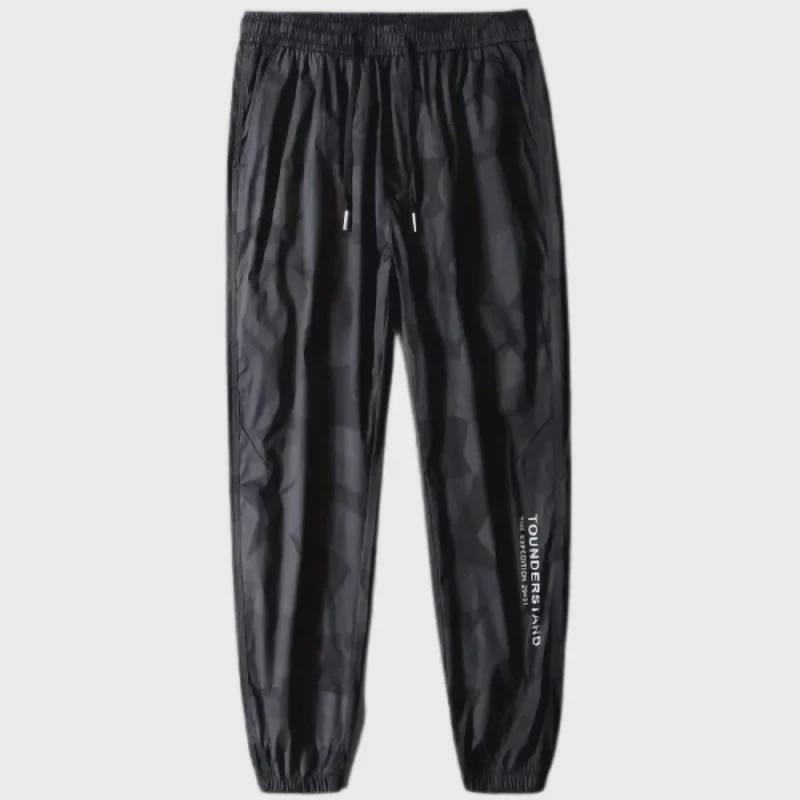 Мужские камуфляжные износостойкие рабочие брюки: Дышащий ледяной шелк для осенних строительных площадок