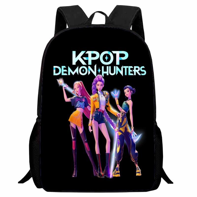 Новый рюкзак для студентов K-POP с принтом «Охотник на ведьм», мультяшный рюкзак Huntrix Kpop для начальной школы