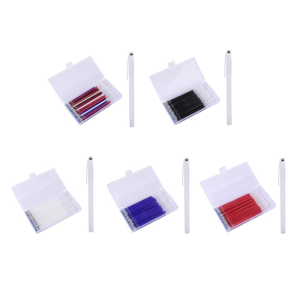 Heat Erasable Fabric Pens Refill 40 Pieces Replaceable Pen Refills with Box