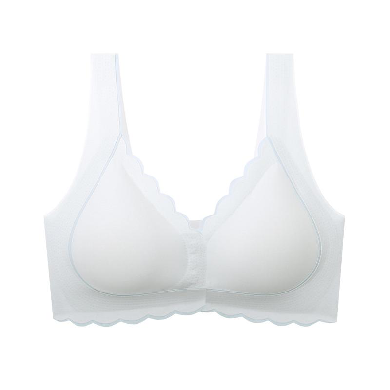 Sexy Push Up Bra Front Closure Brassiere Wireless Vest Bras For Women Solid Lingerie