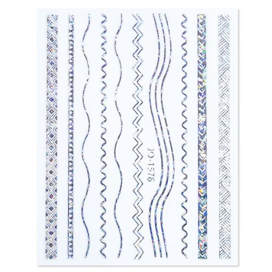 Наклейка для ногтей с нерегулярным узором, несколько стилей, сделай сам