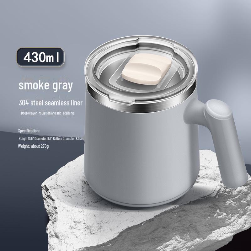 Переносная кружка из нержавеющей стали 304 в форме арбуза — двухслойная, с защитой от ожогов, с крышкой для кофе и чая