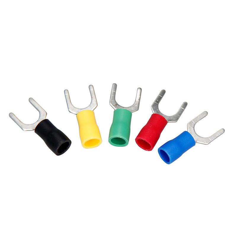 BOWERY SV2-4M Fork Pre-Insulated Cold Press Wire Terminals