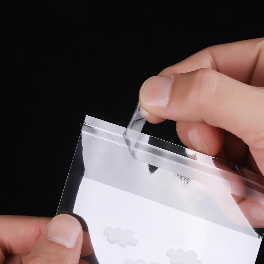 100pcs New Party Supplies Gift Packages Panda Plastic Cookie Pocket Self-Adhesive Candy Bag