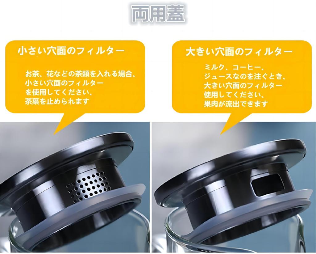 Стеклянный чайник PANCY, термостойкий, для электрочайников и прямого использования на плите, со встроенной крышкой-ситом для чая (2000мл), Большая вместимость,