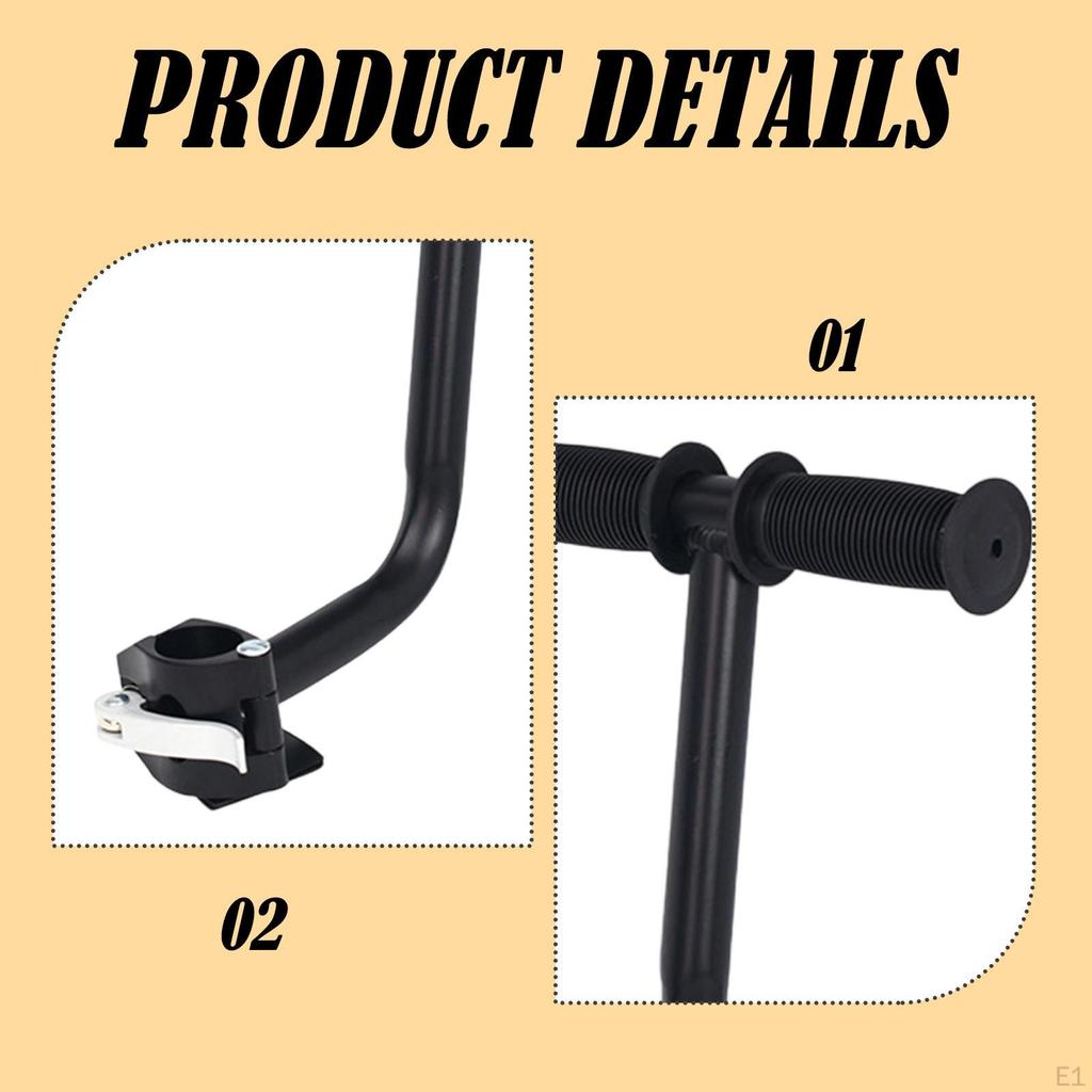 Rear Seat Armrest Child Handlebar Easy Install Accessories Rest Portable Mountain Road Bike
