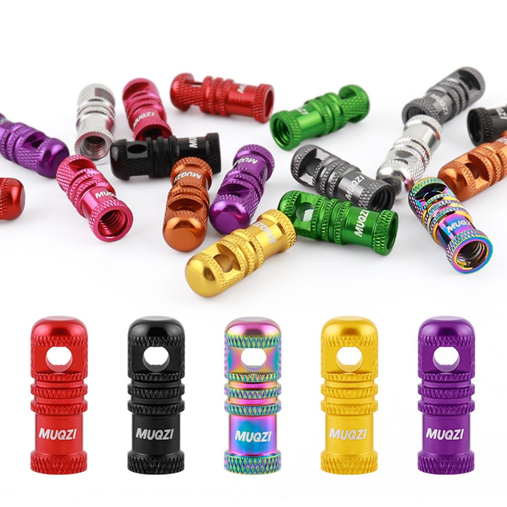 2 шт. Колпачки для велосипедных клапанов Presta со функцией снятия сердечника клапана, пылезащитные колпачки на шток велосипедного клапана Presta для MTB, шоссейного велосипеда