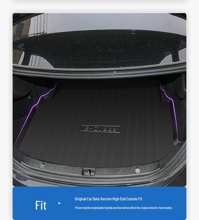 Alpine 8 Custom Trunk Mat: Fits 25 Models, 3D TPE Design, Anti-Scratch & Wear-Resistant.