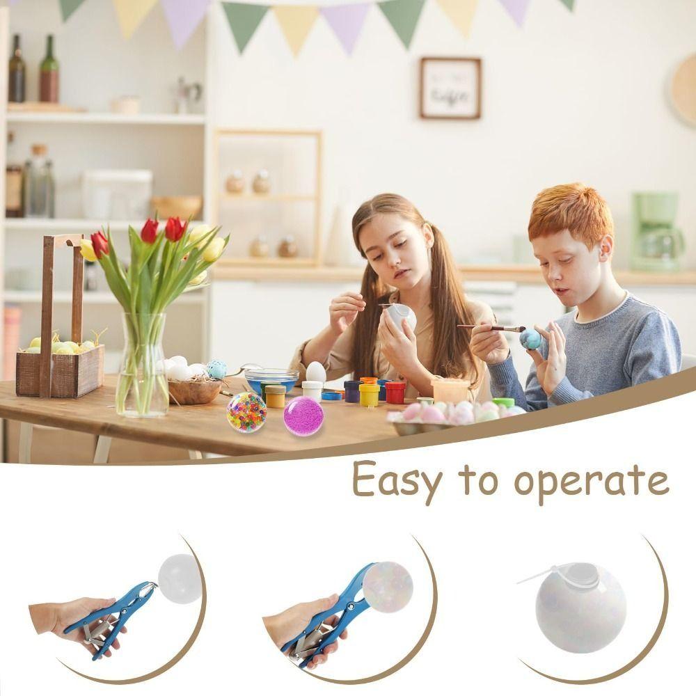 1 Set Clear Refillable DIY Craft Supplies Tear Resistant Fidget Ball Toy Handmade Play