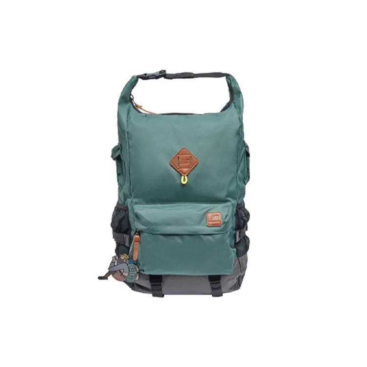 New Balance JHI Zip Closure Fabric Backpack Regular Unisex Dark Green (Unisex) Backpacks GCA89113 GRN