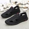Hollow Men's Sandals Summer New Men's Shoes Breathable Thick-soled Soft-soled Light Casual Going Out Hole Shoes Driving Shoes