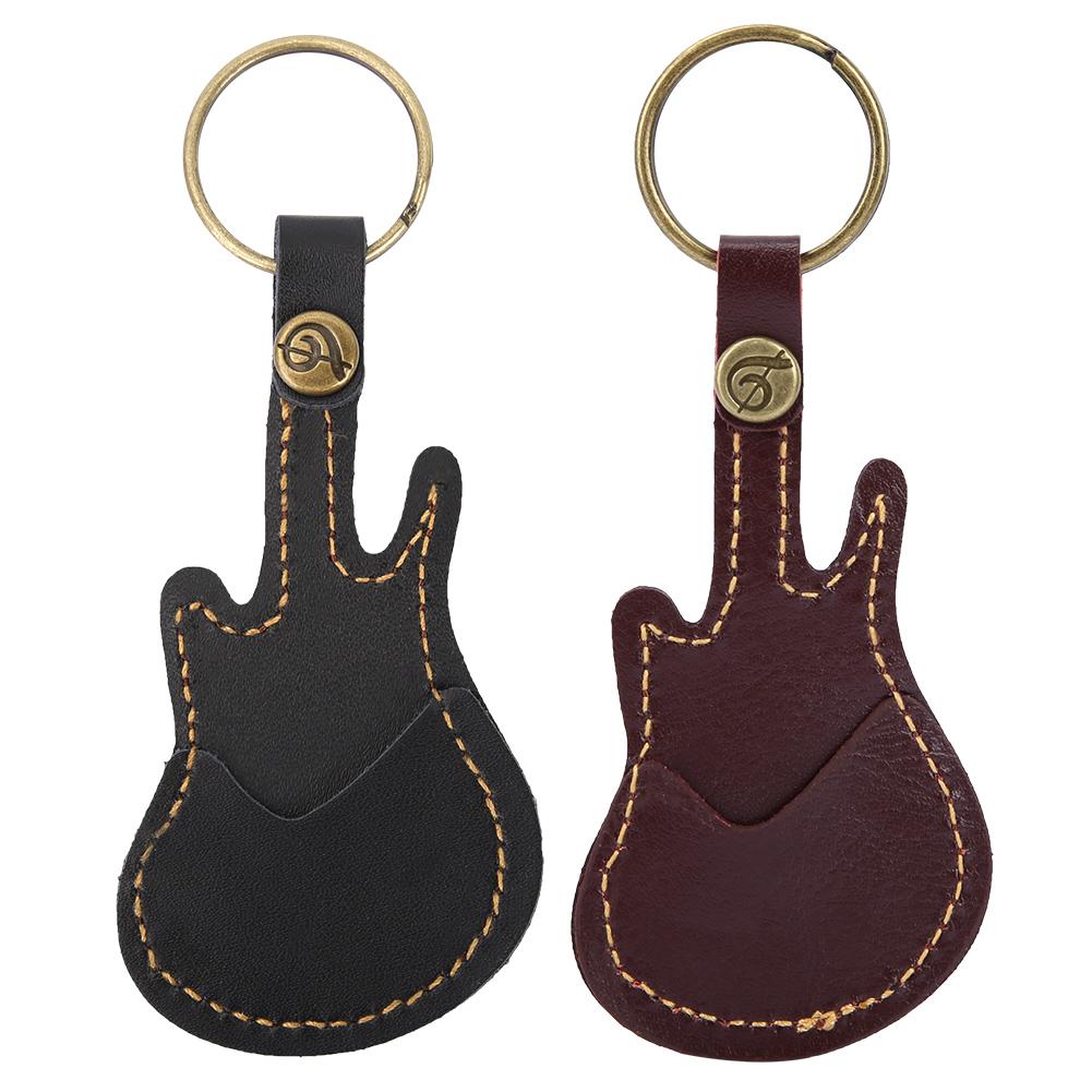 Держатель медиатора для гитары, брелок для ключей, сумка для медиатора + 5 медиаторов