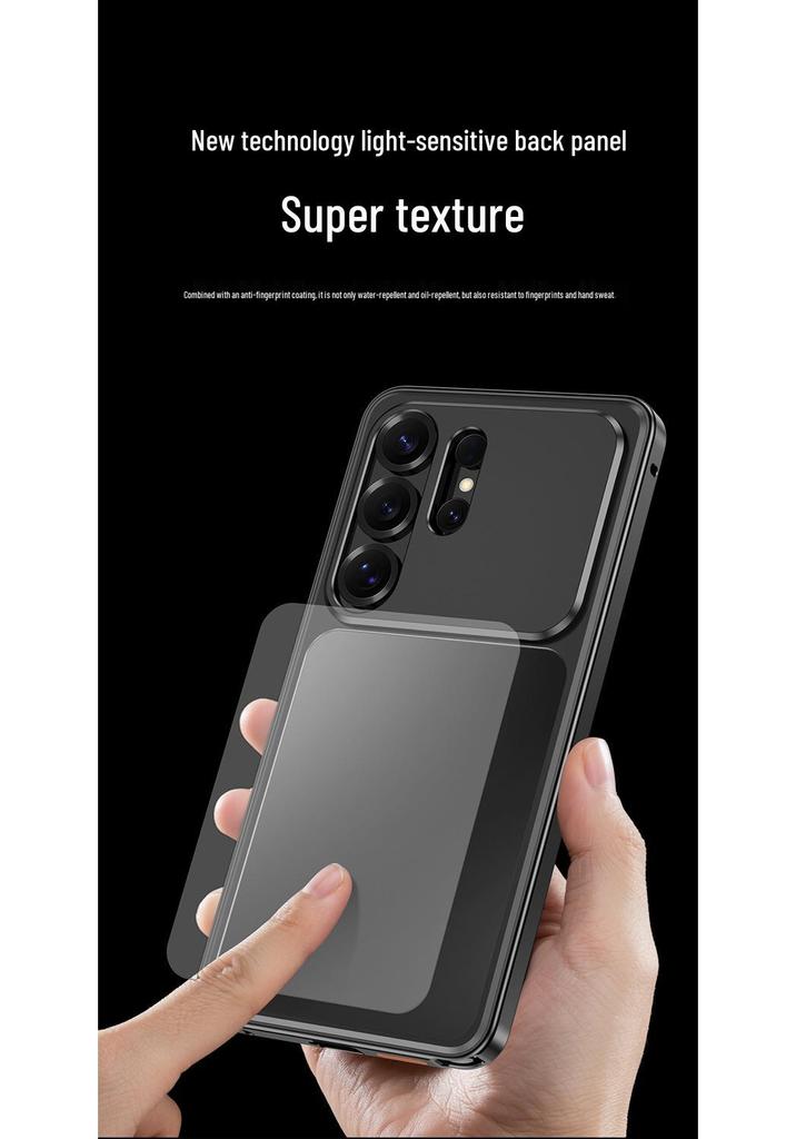 Магнитный чехол для Samsung S26Ultra: Противоударный, Металлический корпус для моделей S24/S25U, S23U