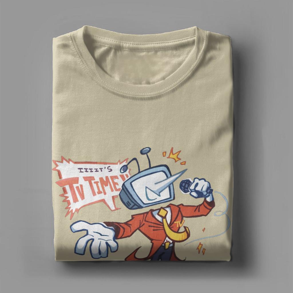 Винтажный Оно;s Время ТВ!! Мужские футболки Mr Tenna Deltarune с круглым вырезом, 100% хлопок, футболки с коротким рукавом, одежда-новинка