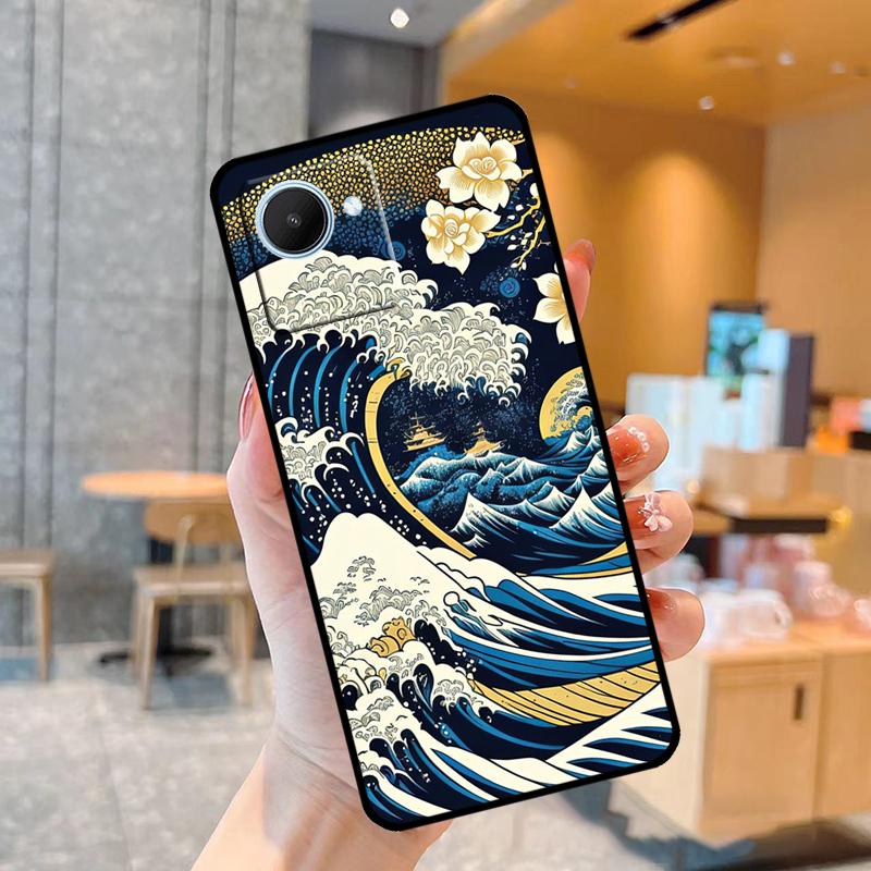 Чехол Japanese Surfers для Realme C55 C33 C31 C35 C30 C11 C15 C25s C21Y GT Neo 5 3T 2T 8 9 10 11 Pro Plus