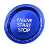 1 Set Start/Stop Engine Button Cover Sticker Fit for Toyota Corolla      Blue Aluminum Alloy