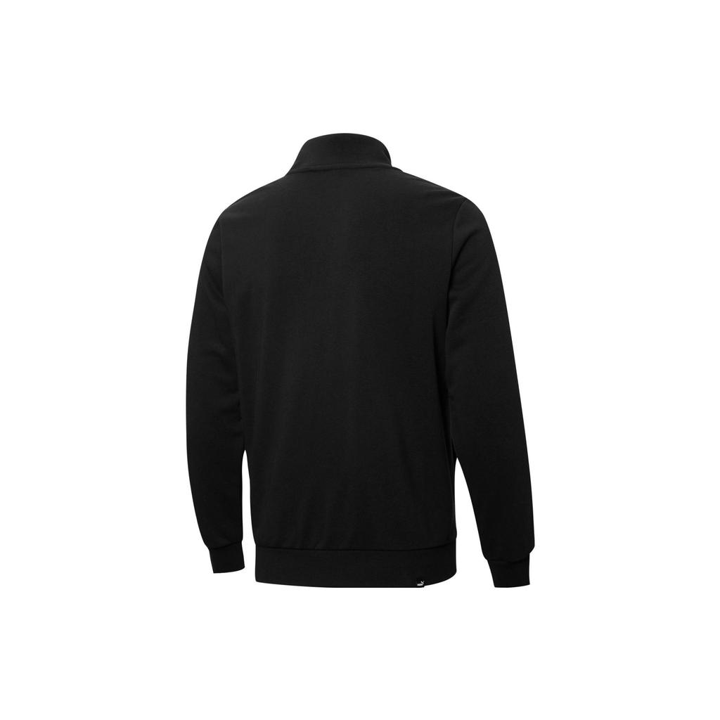 Puma Alphabet Logo Zip-Up Stand Collar Jacket Unisex Jackets Black 848717-01