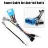 Universal Android Car Radio Wire Harness Power Cord for KIA Nissan Toyota SUZUKI Mitsubishi HONDA Ford Peugeot 2008